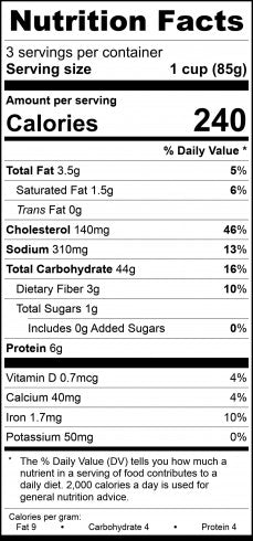 Gluten-Free Fresh Fettuccine - 2 Pack - Each Pack is 9oz