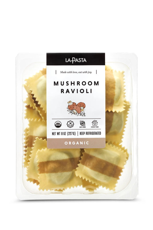 Organic Fresh Mushroom Ravioli - 2 Pack - Each pack is 9oz